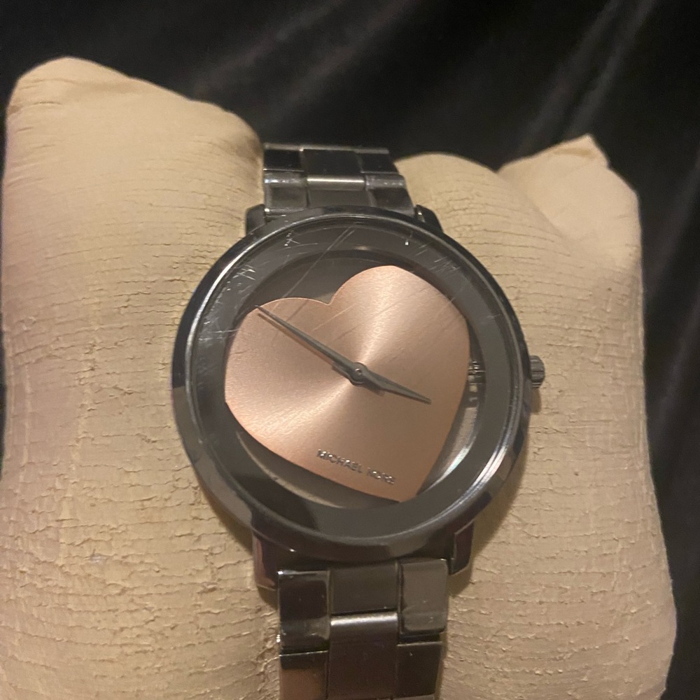 Michael Kors Silver and Gold Smartwatch with Sleek Design